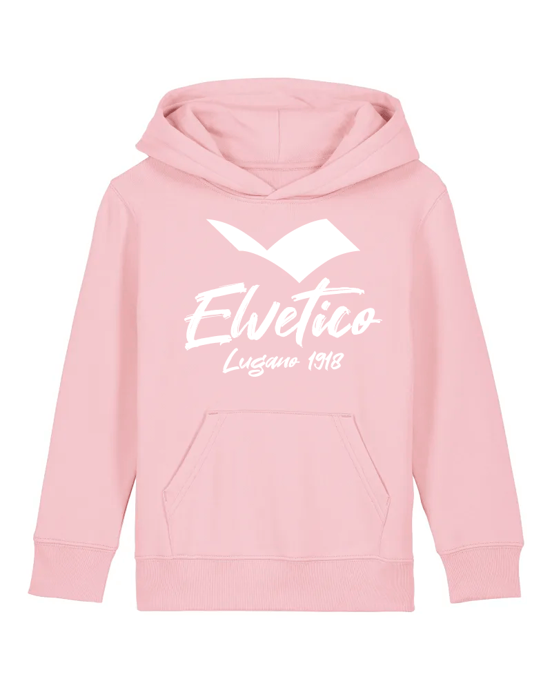 Felpa con cappuccio "Elvetico Lugano 1918" BIMBO