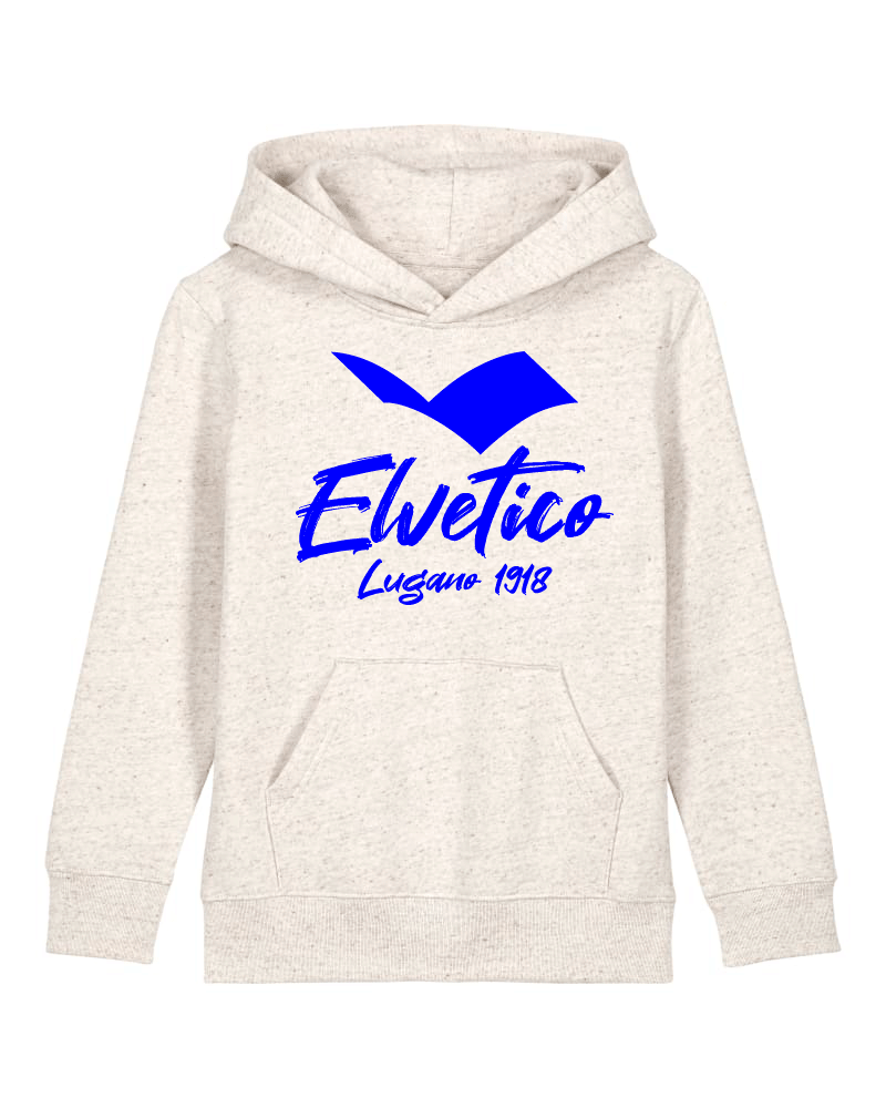 Felpa con cappuccio "Elvetico Lugano 1918" BIMBO
