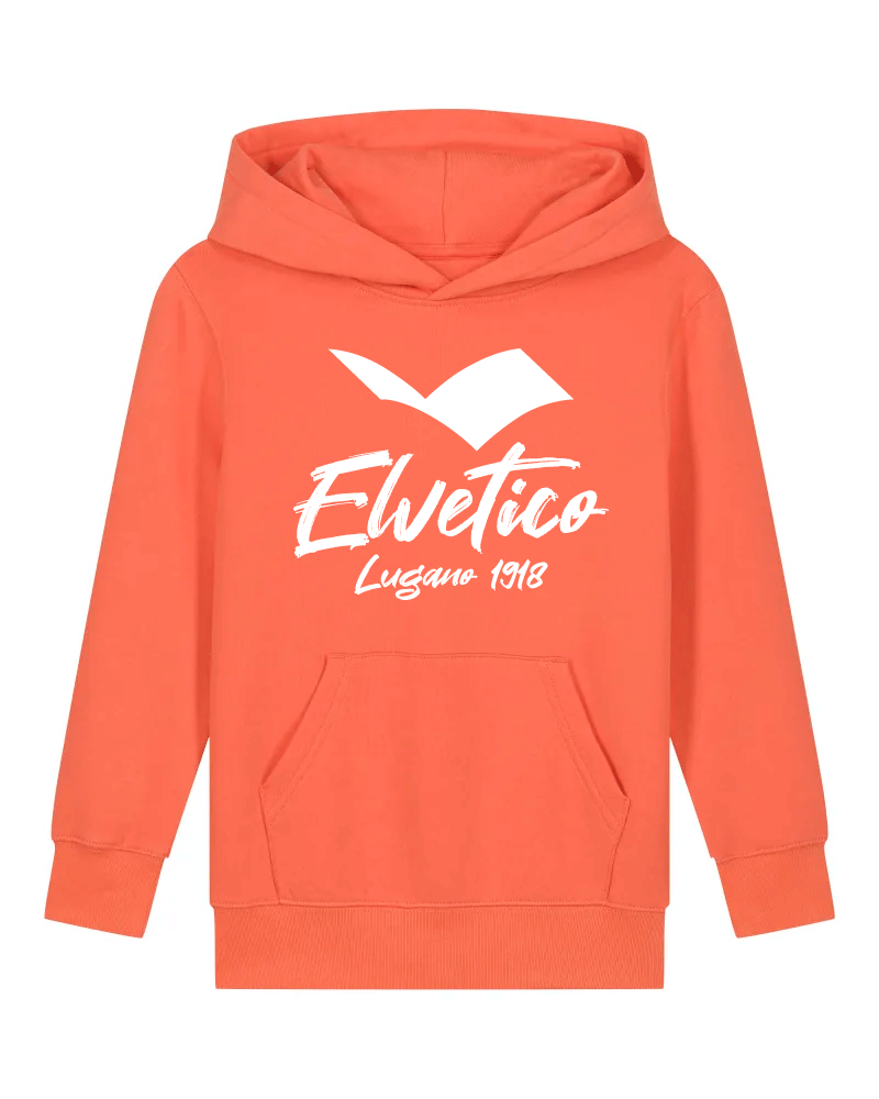 Felpa con cappuccio "Elvetico Lugano 1918" BIMBO