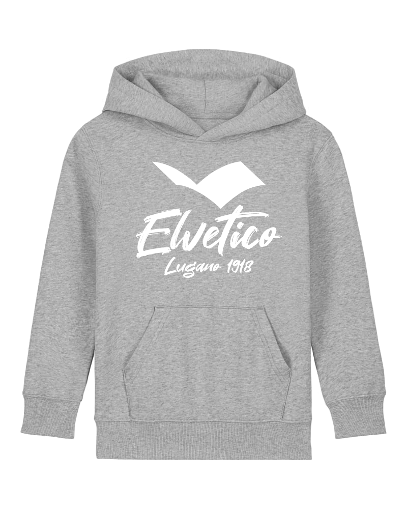 Felpa con cappuccio "Elvetico Lugano 1918" BIMBO