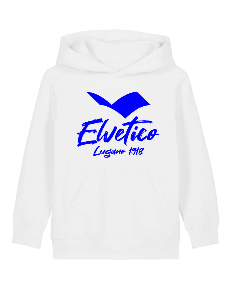 Felpa con cappuccio "Elvetico Lugano 1918" BIMBO